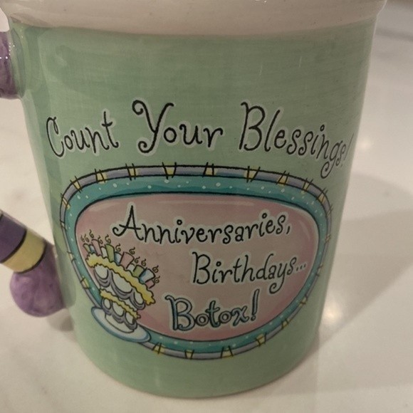 Birthday Mug | Count Your Blessings! Anniversaries, Birthdays Botox! - Picture 3 of 4
